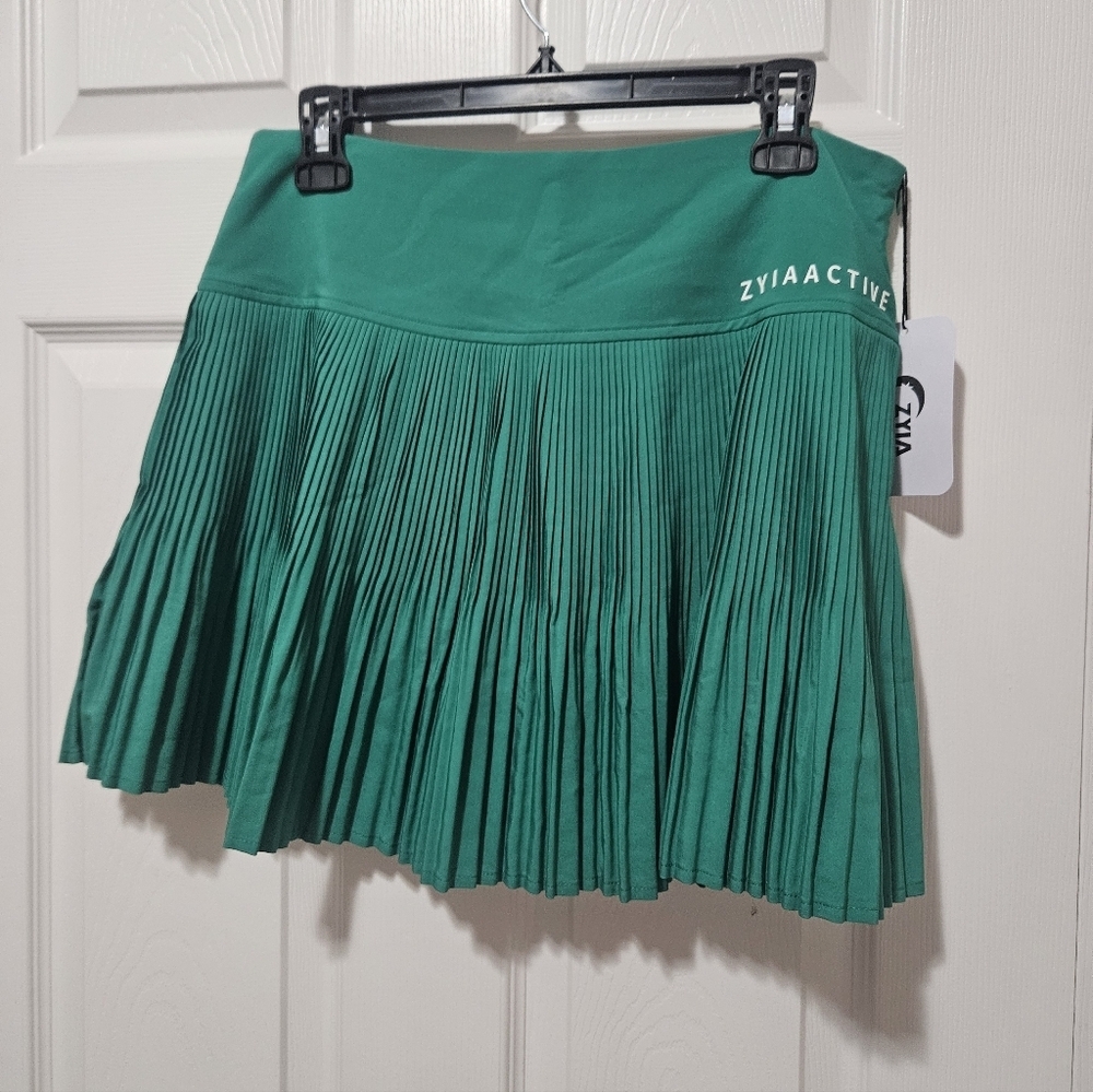 Zyia active fairway green swing skirt L NWT - Picture 2 of 5